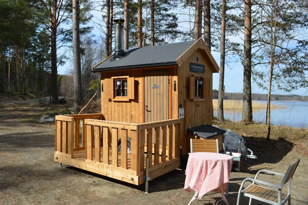 Vuokraa sauna, peräkärrysauna järvi